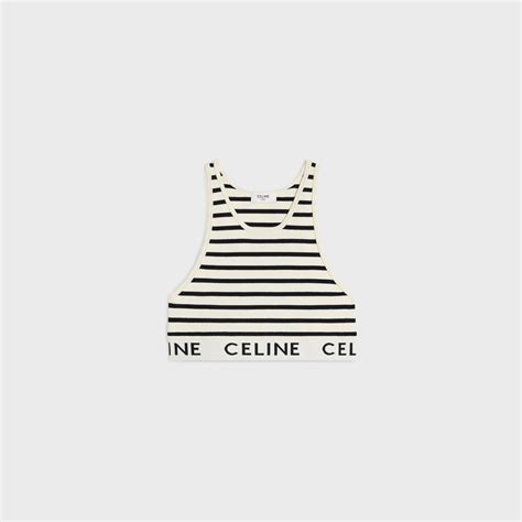 piece of celine|Celine crop top bra.